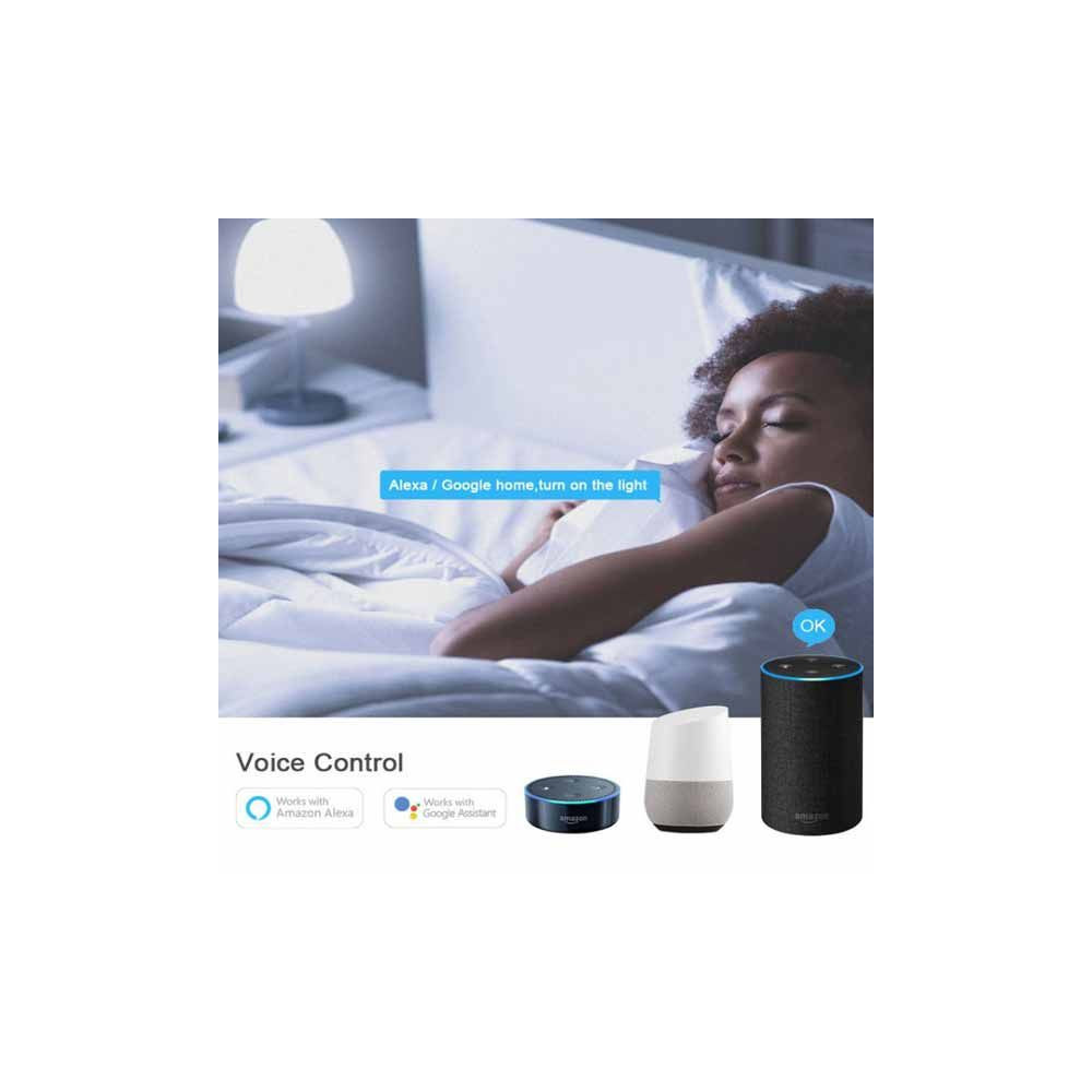 Bombilla LED RGB+CCT GU10 5W SmartHome Alexa-Google