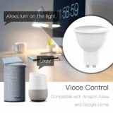 Bombilla LED RGB+CCT GU10 5W SmartHome Alexa-Google