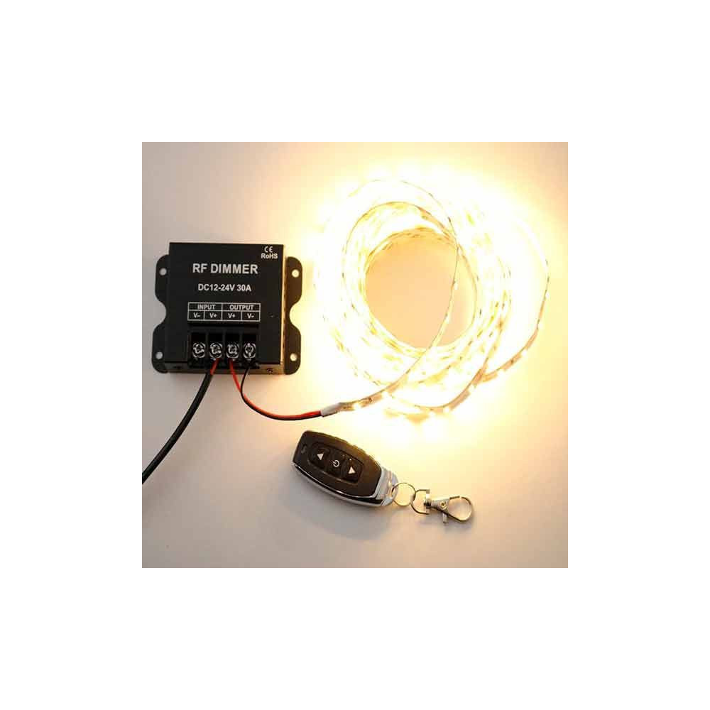 Dimmer- Regulador tira de LED 12-24V con mando hasta 360W
