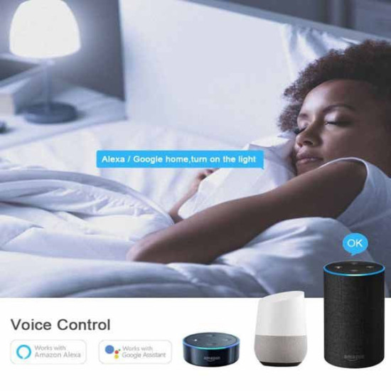 Bombilla LED RGB+CCT E14 6W SmartHome Alexa-Google