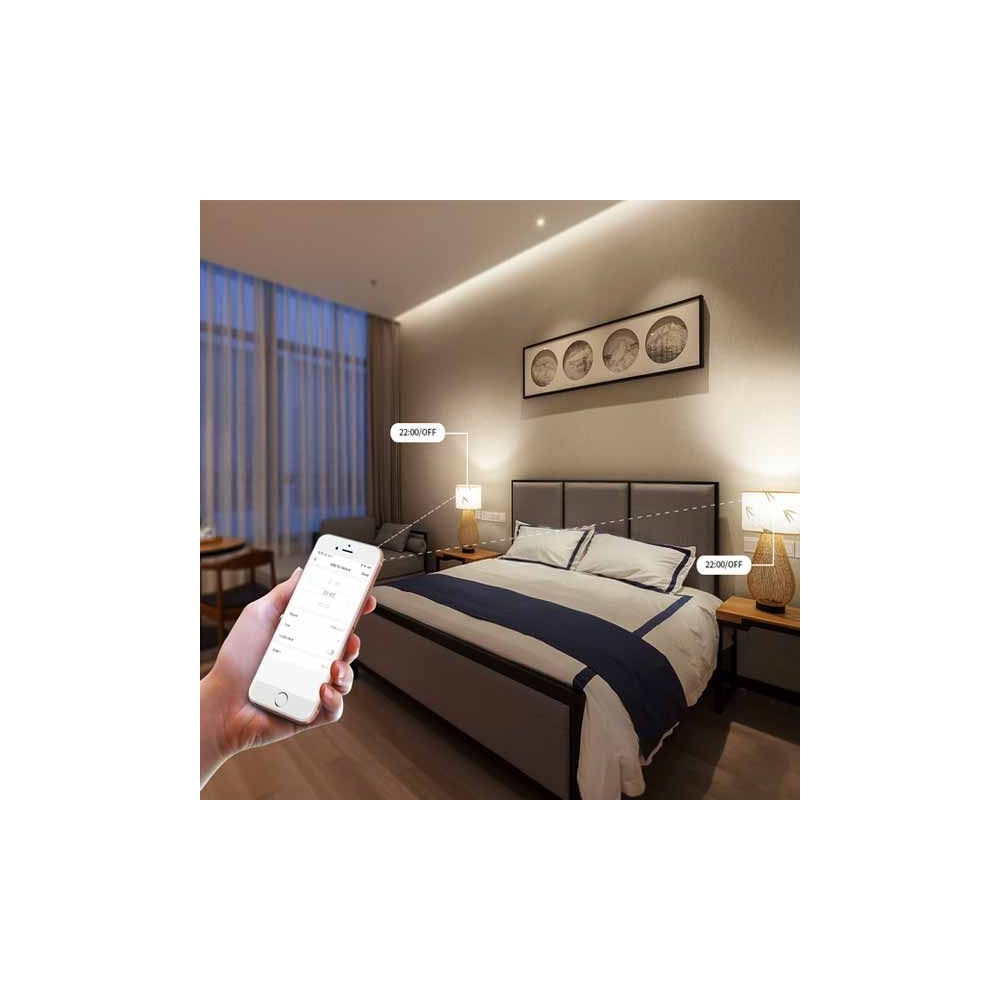 Bombilla LED RGB+CCT E14 6W SmartHome Alexa-Google