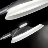 Lampara pie de salon Draco cromo LED 18W regulable