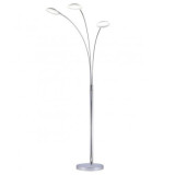 Lampara pie de salon Draco cromo LED 18W regulable