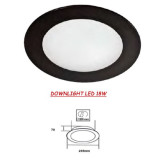 Downlight LED Cristal Negro 18W
