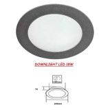 Downlight LED Cristal Gris Metálico 18W