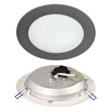 Downlight LED Cristal Gris Metálico 18W