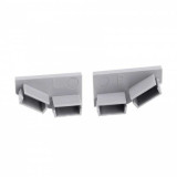 Perfil Aluminio Esquinero Doble 2 Metros Tira LED