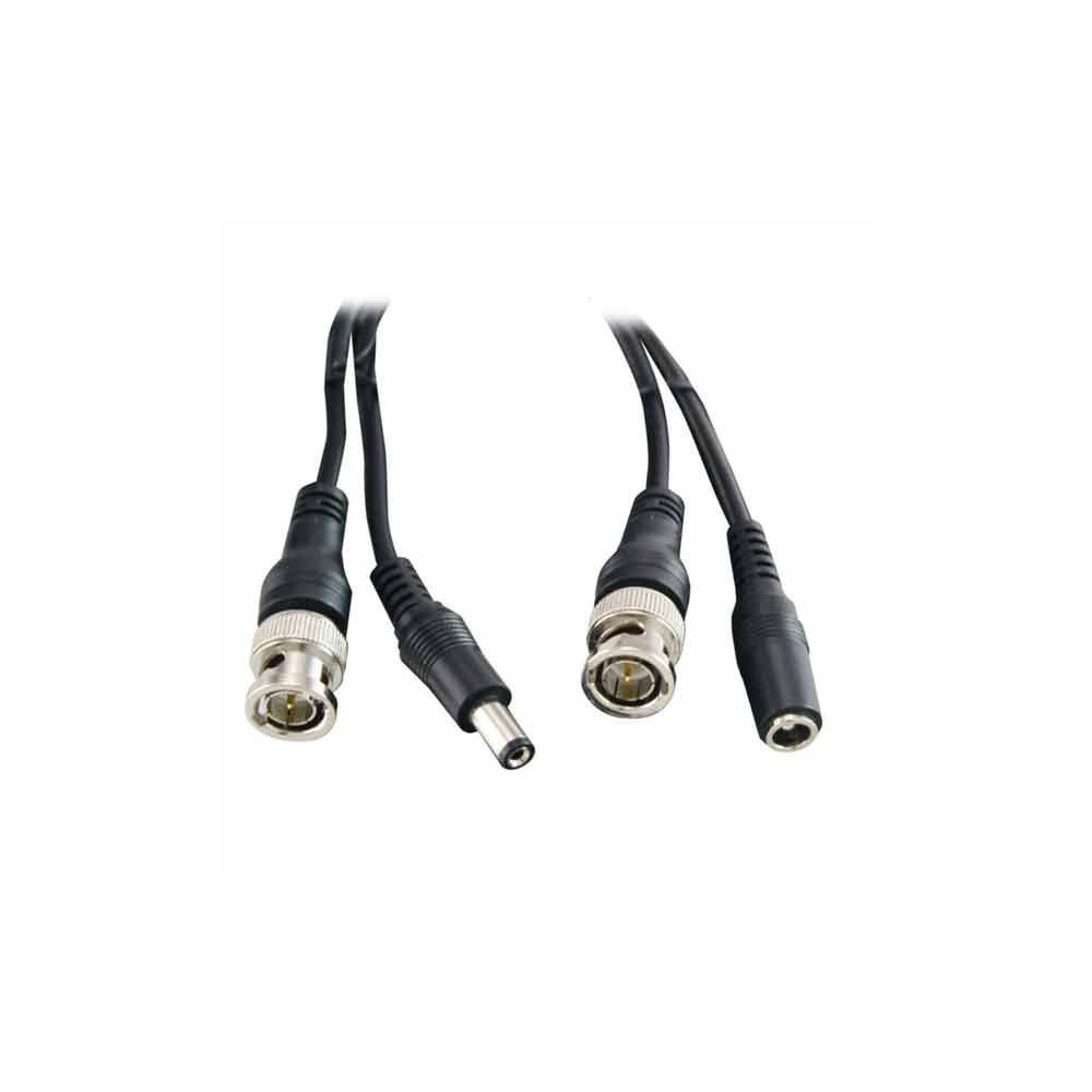 Cable coaxial cámaras de seguridad vídeo y alimentación de 30 m