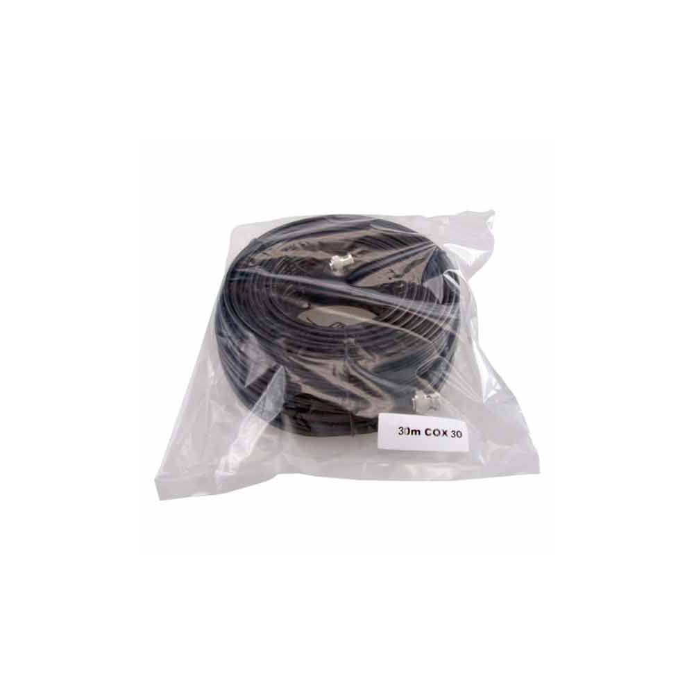 Cable coaxial cámaras de seguridad vídeo y alimentación de 30 m