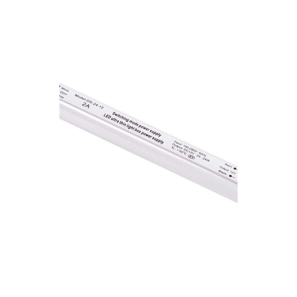 Fuente alimentación 24W 12V Delgada interior perfiles