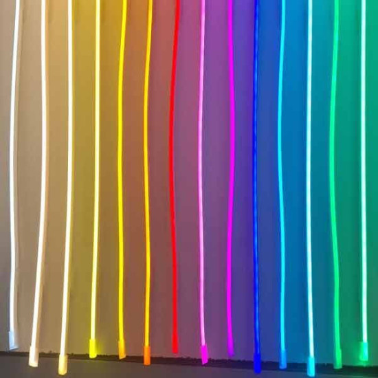 Tira LED Neon Flex 8W/m 12Vdc Amarillo IP67 5m