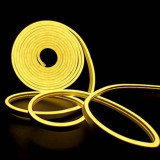 Tira LED Neon Flex 8W/m 12Vdc Amarillo IP67 5m