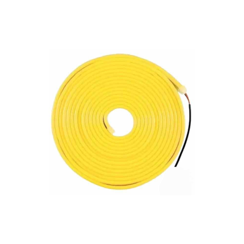 Tira LED Neon Flex 8W/m 12Vdc Amarillo IP67 5m