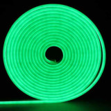 Tira LED Neon Flex 8W/m 12Vdc Verde IP67 5m