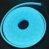 Tira LED Neon Flex 8W/m 12Vdc Azul Hielo IP67 5m