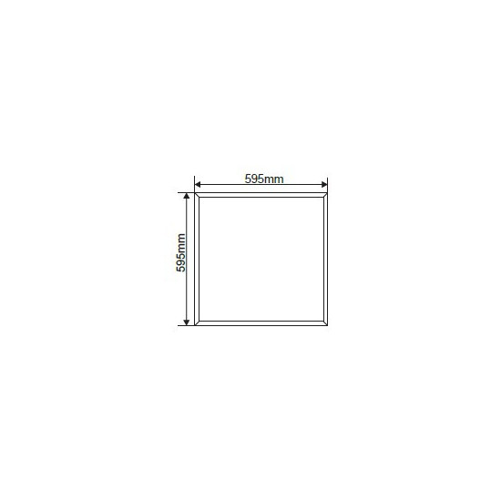 Panel LED Cuadrado techo desmontable
