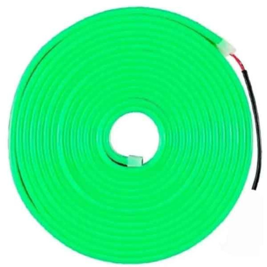 Tira LED Neon Flex 8W/m 12Vdc Verde IP67 1m