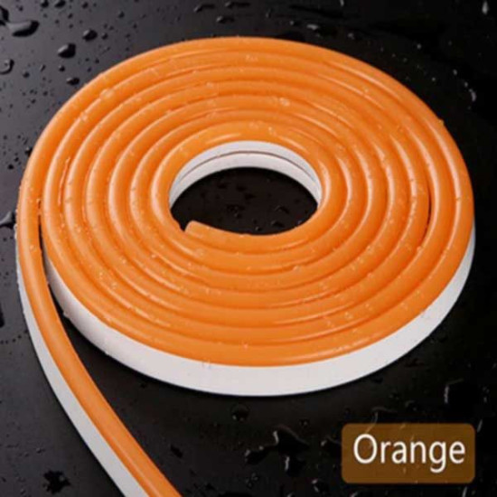 Tira LED Neon Flex 8W/m 12Vdc Naranja IP67 1m