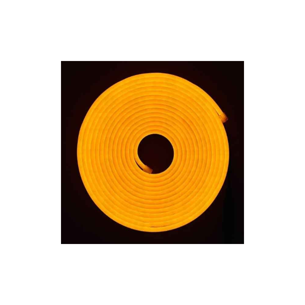 Tira LED Neon Flex 8W/m 12Vdc Naranja IP67 1m