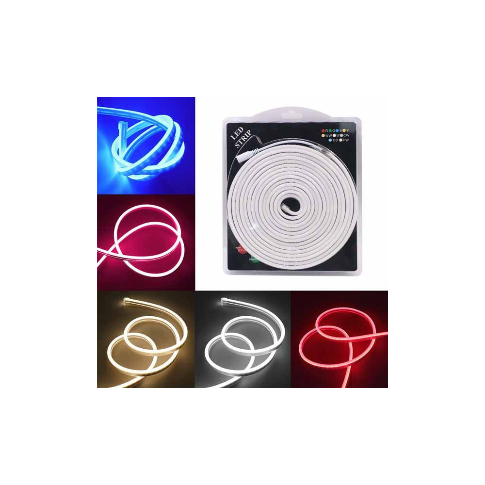 Tira LED Neon Flex 8W/m 12Vdc Rosa IP67 1m