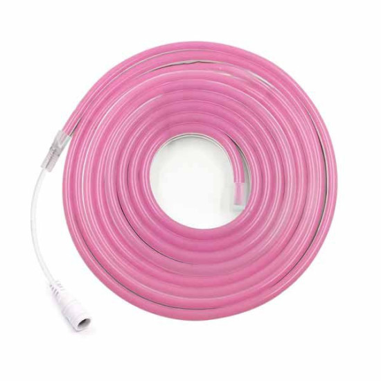 Tira LED Neon Flex 8W/m 12Vdc Rosa IP67 1m