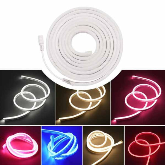 Bobina de 30m tira LED Neon Flex 8W/m 12Vdc Azul IP67