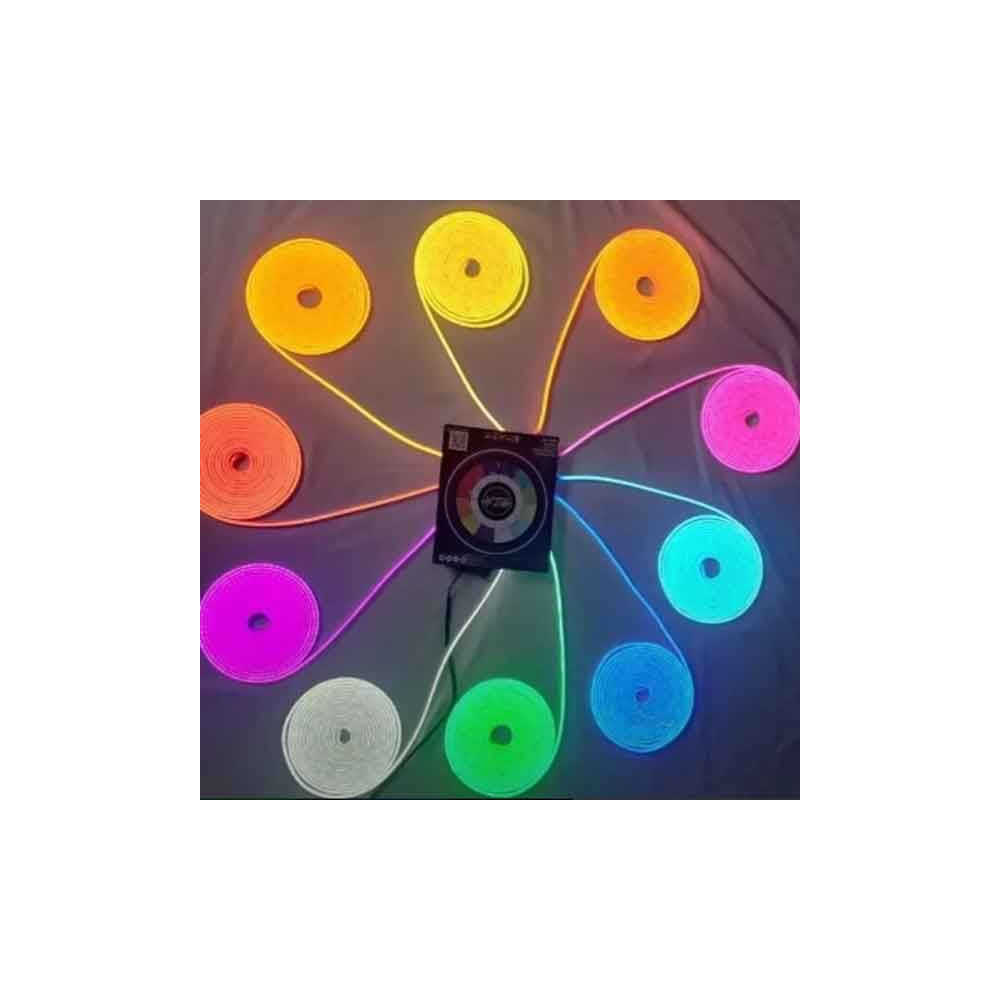  Bobina de 30m tira LED Neon Flex 8W/m 12Vdc Verde IP67