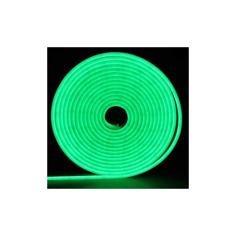  Bobina de 30m tira LED Neon Flex 8W/m 12Vdc Verde IP67