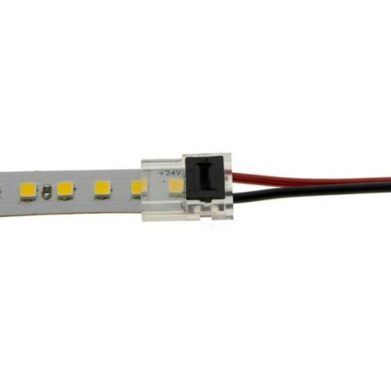 Conector rapido interior perfil Tiras LED 10mm - Tira/Cable