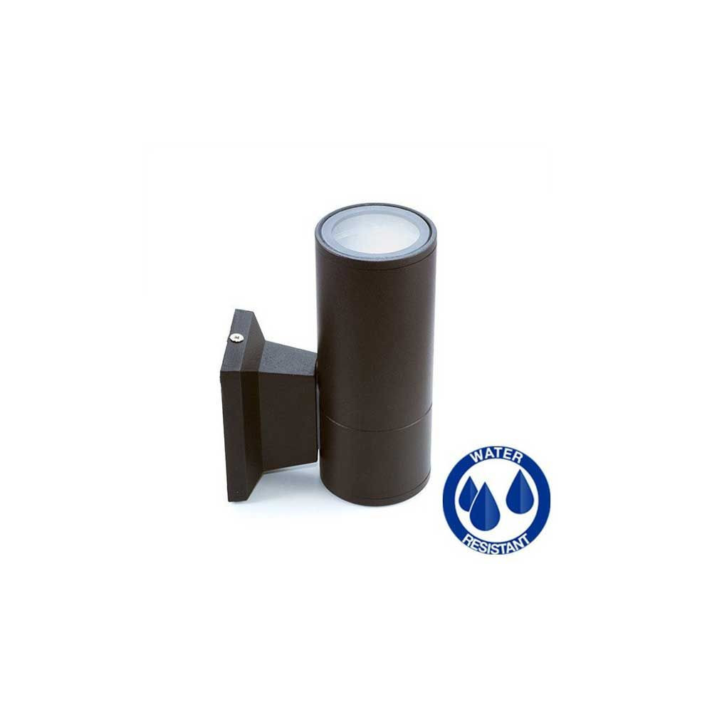 Aplique Pared Exterior GU10 Gris-Negro IP65