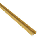 Perfil Oro Aluminio superficie 2 metros Tira LED