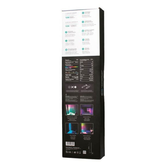 Lampara pie regulable 18w Led RGB+3000ºK