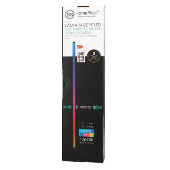 Lampara pie regulable 18w Led RGB+3000ºK