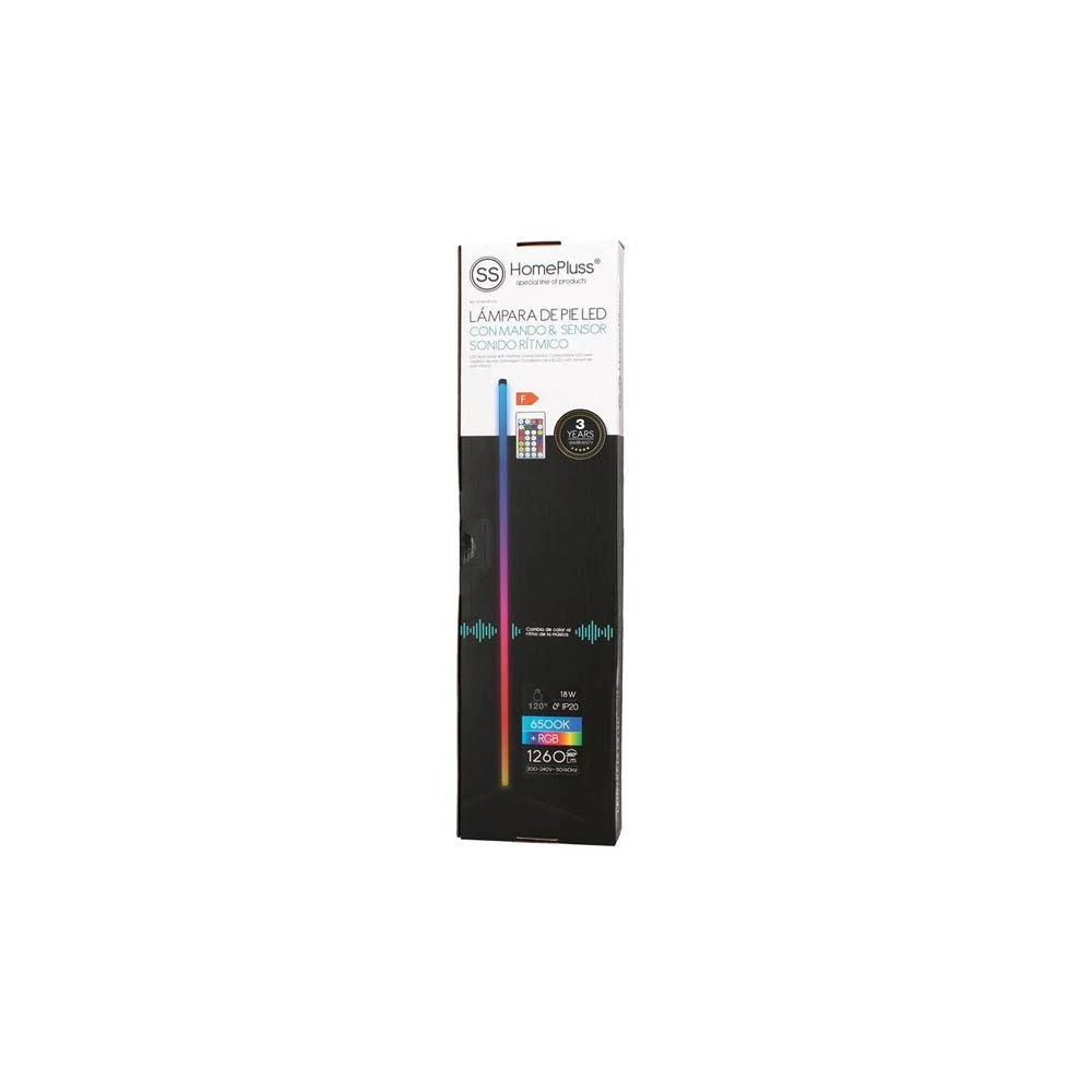 Lampara pie regulable 18w Led RGB+3000ºK
