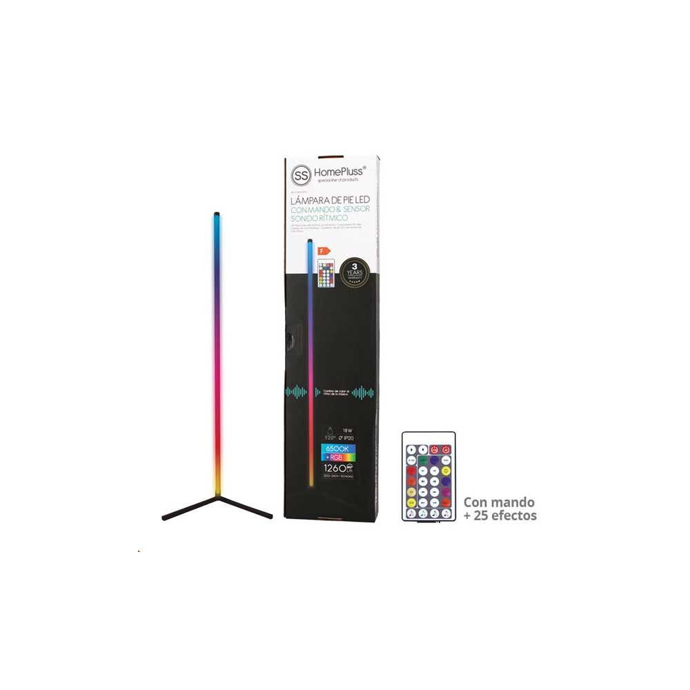 Lampara pie regulable 18w Led RGB+3000ºK