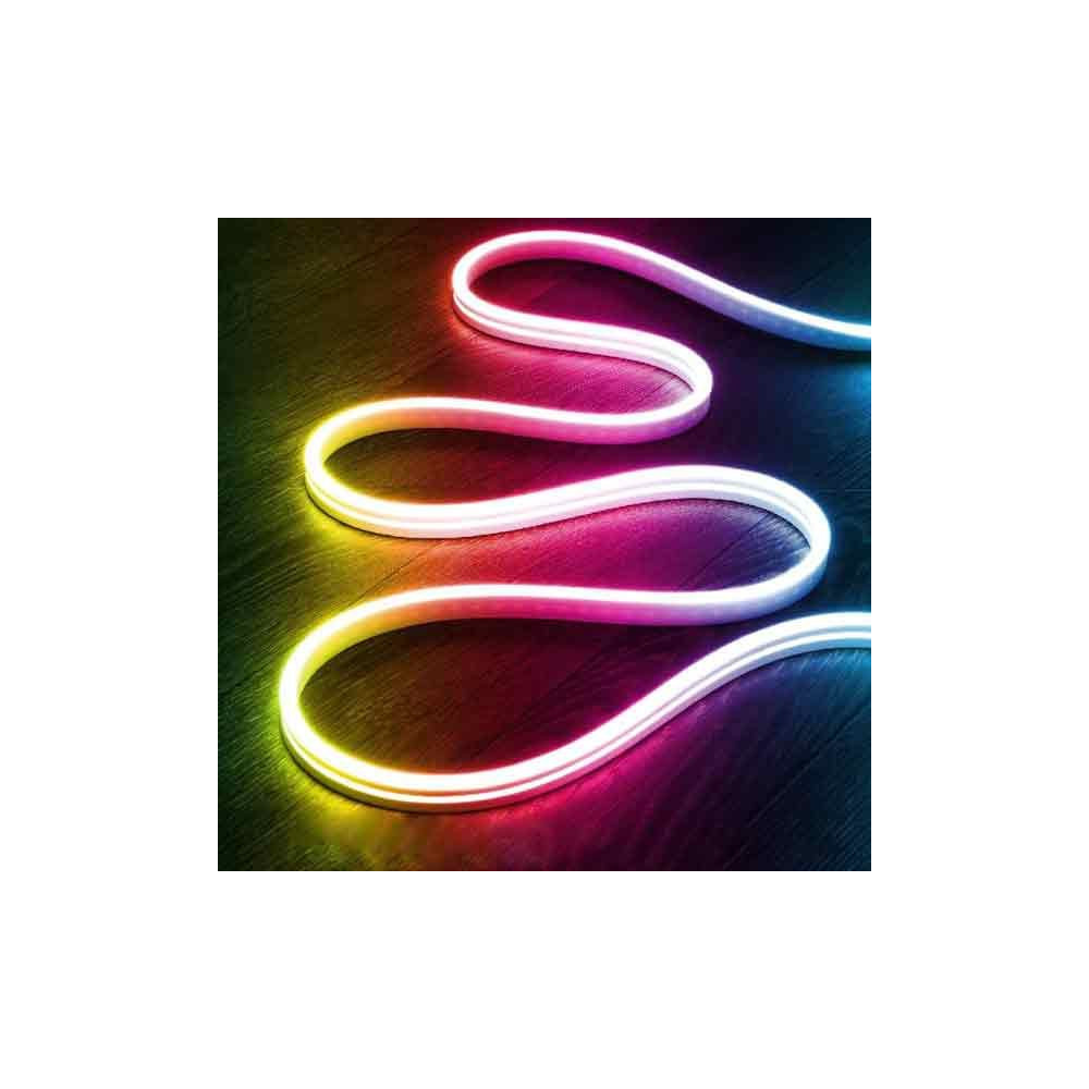 Tira LED Neon Flex 10W/m 12Vdc RGB IP67 5m