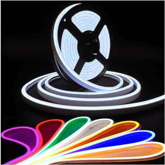 Tira LED Neon Flex 10W/m 12Vdc RGB IP67 5m