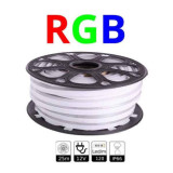 Bobina 25 metros Tira LED Neon Flex 10W/m 12Vdc RGB IP67