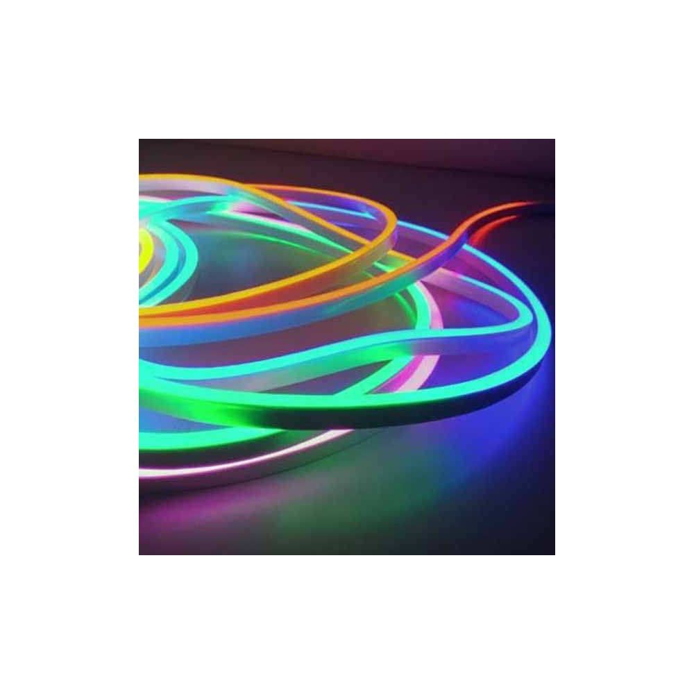 Bobina 25 metros Tira LED Neon Flex 10W/m 12Vdc RGB IP67