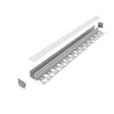 Perfil Aluminio EmPerfil Aluminio Empotrar Integrado Ceramica Superior 2 metros Tira LED