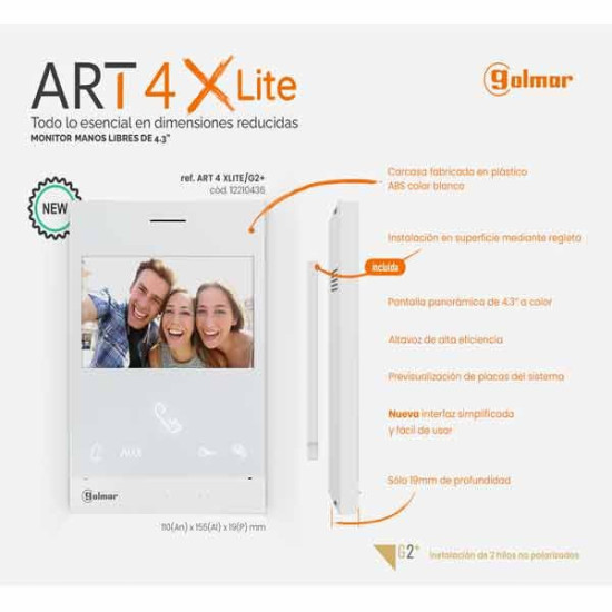 Monitor Art 4 XLite G2+ Golmar