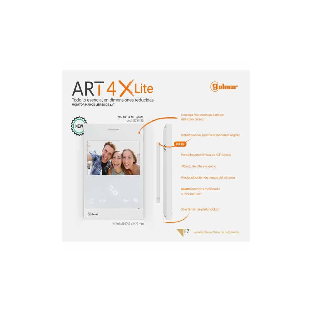 Monitor Art 4 XLite G2+ Golmar