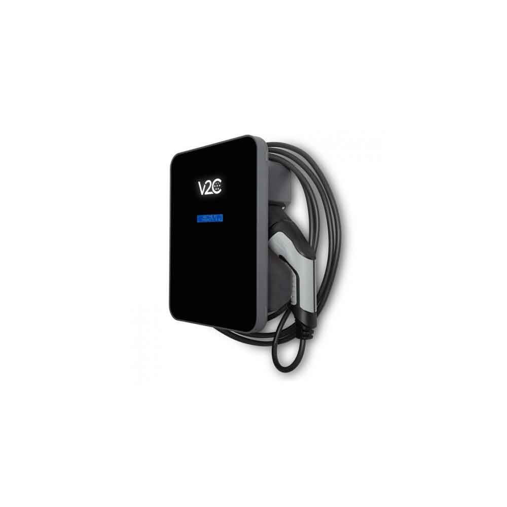 Cargador V2C Trydan monofásico 7,4Kw T2 con protecciones incluidas