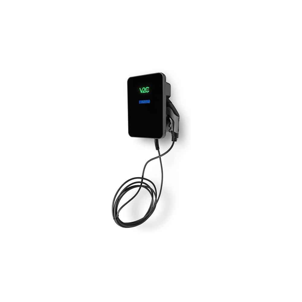 Cargador V2C Trydan monofásico 7,4Kw T2 con protecciones incluidas