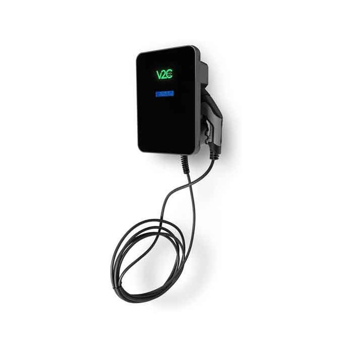 Cargador V2C Trydan monofásico 7,4Kw T2 con protecciones incluidas