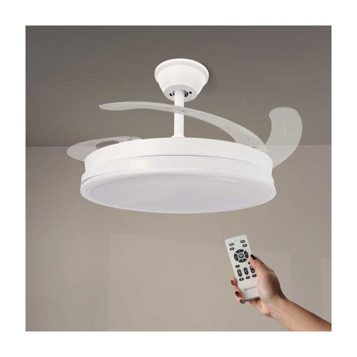 Ventilador de techo aspas plegables Led 36W