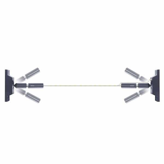 Kit soporte montaje aéreo suspendido tiras Led