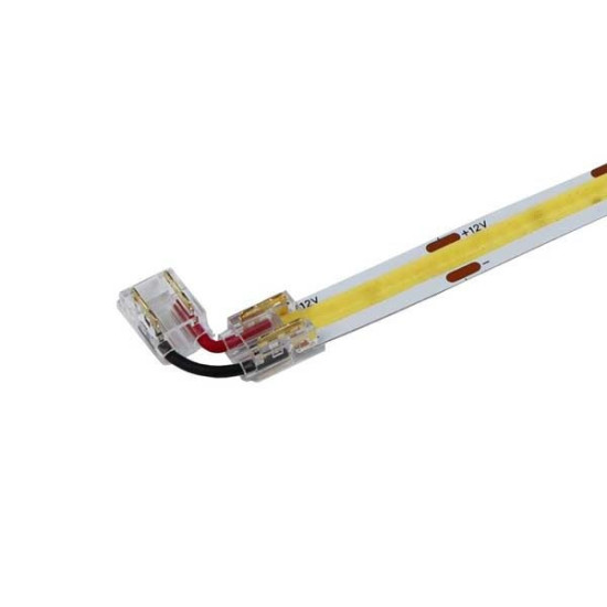Conector Curva plana 90º Tiras LED 8-10mm