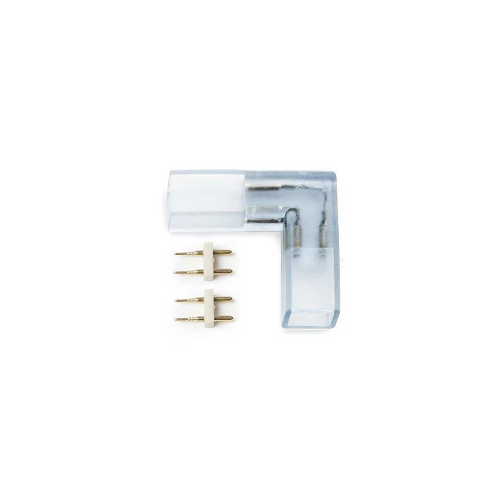 Conector Curva plana 90º Tiras LED 230V 10-11W