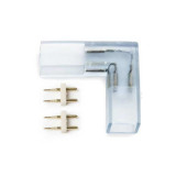 Conector Curva plana 90º Tiras LED 230V 10-11W